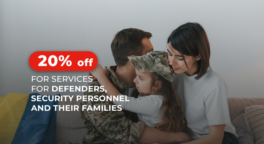 Dobrobut offers a 20% discount on services for defenders, security personnel and their families