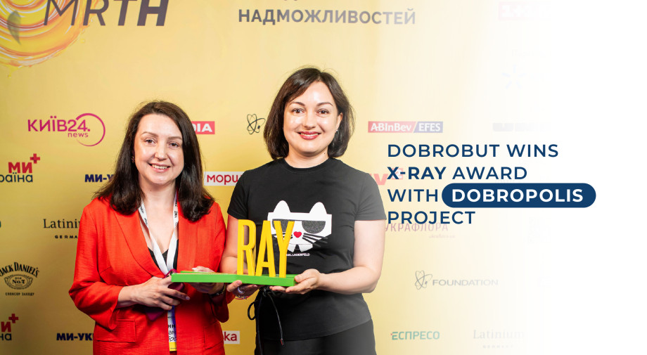 Dobrobut wins the X-RAY award with the Dobropolis project